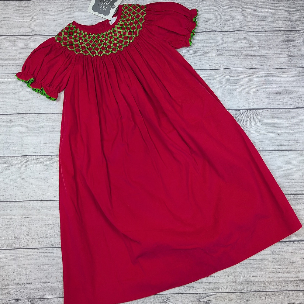 6 True Holiday Smocked Dress